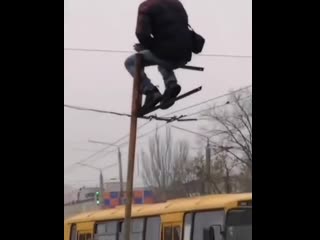 bus stop pillar