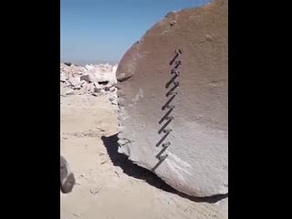 how to split a rock