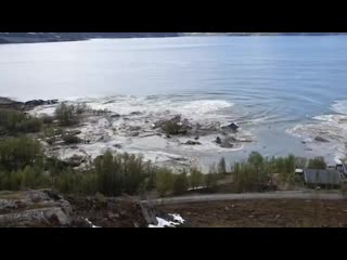 landslide in northern norway