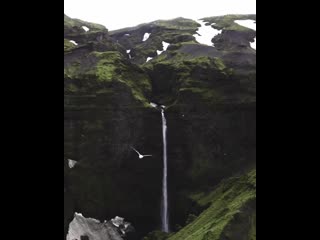 waterfall in iceland